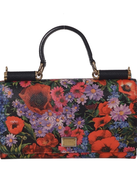 Dolce & Gabbana Handbags - ♥️Dolce & Gabbana Small Floral Print Top-Handle Multicolor Women’s Bag♥️